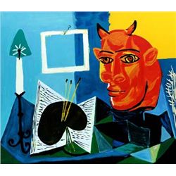 Picasso  Still Life With Red Headed Minotaur 