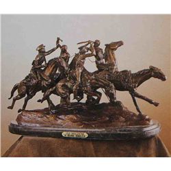  Old Dragon  Bronze Sculpture - Remington