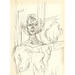 Alberto Giacometti Original Lithograph "Annette"