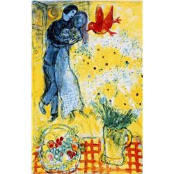 Marc Chagall "Lovers & Daises"