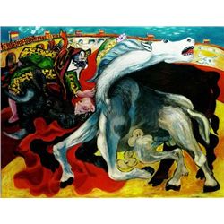 Picasso  Bull Fight,Death Of Toreador 