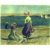 Renoir  "Sur Le Bord De La Mer" Etching