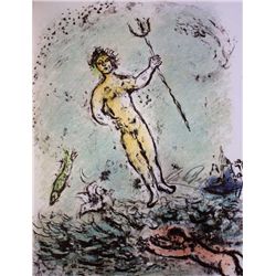 Marc Chagall Hand Signed Lithograph