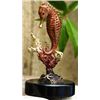 Seahorse With Coral Bronze Sculpture