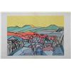 Villon Lithograph "Les Oliviers Entre Cannes Et Mougins"