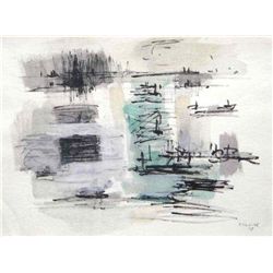 Jean Bazaine Pochoir, 1958