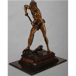 "Last Of The Mohicans" Bronze Sculpture - Plaza