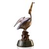 Bronze Pelican Sculpture