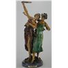 "Tambourine Girls" Bronze Sculpture - Dumaige