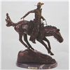 Image 1 : "Arizona Cowboy" Bronze Sculpture - Remington