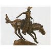 Image 2 : "Arizona Cowboy" Bronze Sculpture - Remington