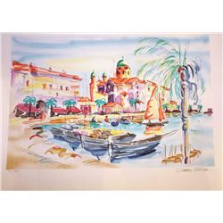 E. Oliver Original Lithograph
