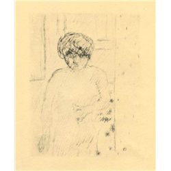 Bonnard "Buste" Original Lithograph, Edition Of 20