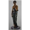 Image 1 : "Egyptian Girl" Bronze Sculpture - Colinet