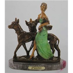  Aristocrats  Bronze Sculpture - Meneville