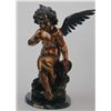 Image 1 : "Angel With Wings" Bronze Sculpture - Houdon