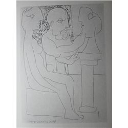 Vintage 1956 Picasso Lithograph