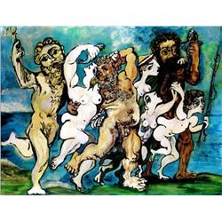 Picasso  Silenus Dancing In Company 