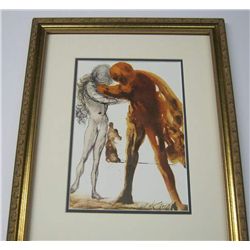 Dali 1964 Vintage Bible Lithograph