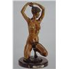 "Nude Dancer" Bronze Sculpture - Colinet