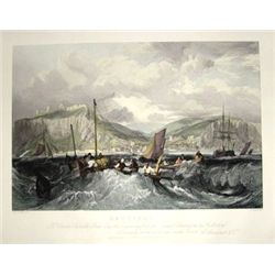 J. M. W. Turner Engraving "Hastings"