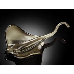 Art Glass Gray Sting Ray