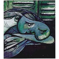 Picasso "Lady With Head On Arms"