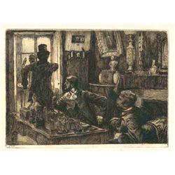 James Tissot Original Etching