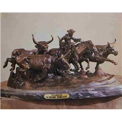 "Stampede" Bronze Sculpture - Remington