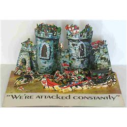 Warhol Lithograph Multiple Construction "We're Attacked Constantly"