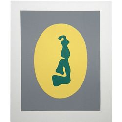 Jean Arp Original Woodcut - 1966