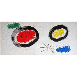 Miro Original Lithograph (Peintures Murales), 1961