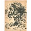 Image 1 : Lovis Corinth Original Lithograph "Weiblisher Studienkopf I"