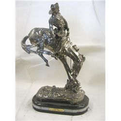 22% Real Silver "Outlaw" Sculpture