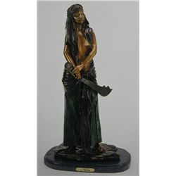 "Judith" Bronze Sculpture - Villanis