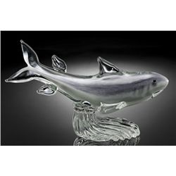 Beautiful Art Glass Shark
