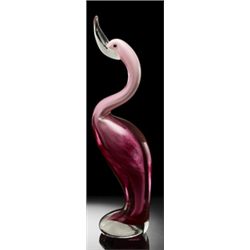 Art Glass Pink Flamingo - Hand Crafted