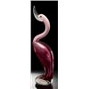 Image 1 : Art Glass Pink Flamingo - Hand Crafted