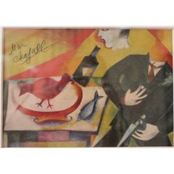 Chagall - Hand Signed Lithograph