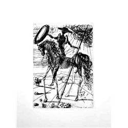 Dali "Don Quixote" Etching