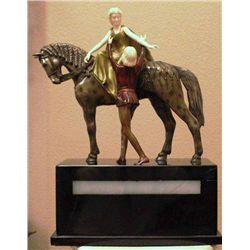 Chiparus - "Romeo &  Juliet" -Bronze And Ivory Sculpture