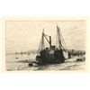 Image 1 : Henry Farrer Original Etching "On New York Bay"