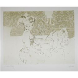 Jack Levine Hand Signed Etching