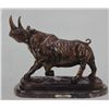 Image 1 : "Rhino" Bronze Sculpture - Bonheur