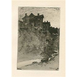 Joseph Pennell Original Etching