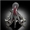 Image 1 : Gray Art Glass Octopus