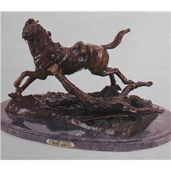  Ambushed Picket  Bronze Sculpture - Remington