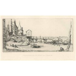 Charles Meryon Original Etching