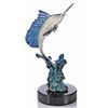 Image 1 : Jumping Sailfish Bronze Sculpture