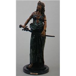  Saber Lady  Bronze Sculpture - Villanis